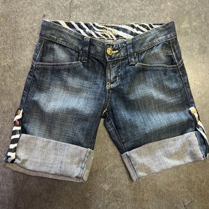 Womens Marciano Jeans Denim Shorts Size 26 Vintage Y2K